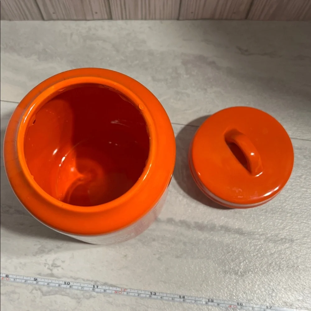Cleveland Browns Dog Treat Jar. 7 inches tall.